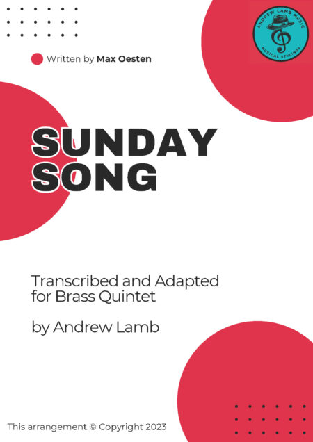 Max Oesten | Sunday Song | for Brass Quintet