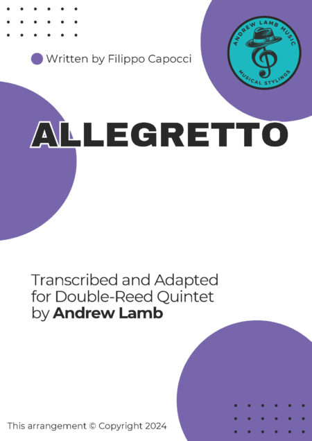 Capocci Allegretto Double Reed Quintet Cover Page 1