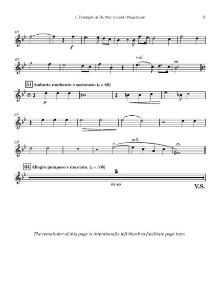 1. Trumpet in Bb Opt. Cornet Flugelhorn Page 3