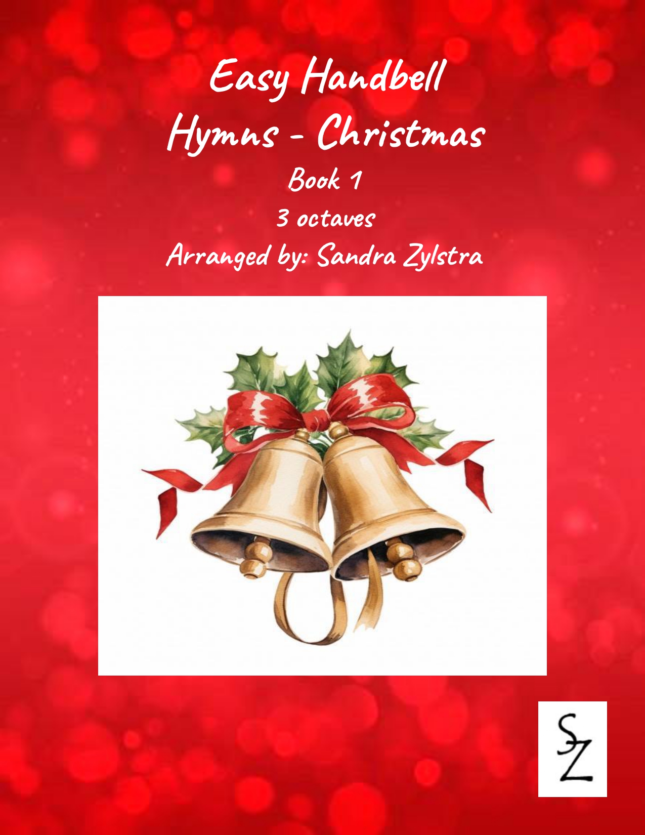 Easy Handbell Hymns Christmas Book 1 3 octave handbells cover page 00011