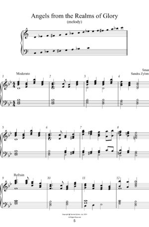 Easy Handbell Hymns -Christmas, Book 1 (3 octave handbells)