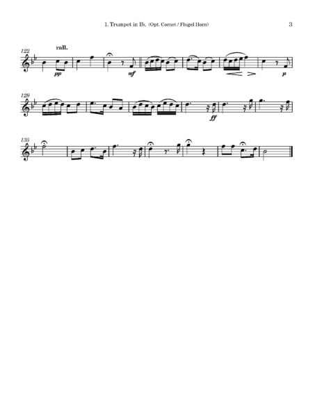 A Joyful Christmas Song 1. Trumpet in Bb Opt. Cornet Flugel Horn Page 3