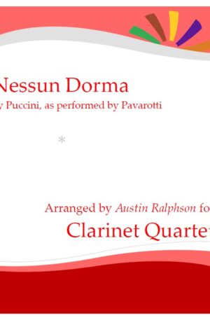 Nessun Dorma – clarinet quartet
