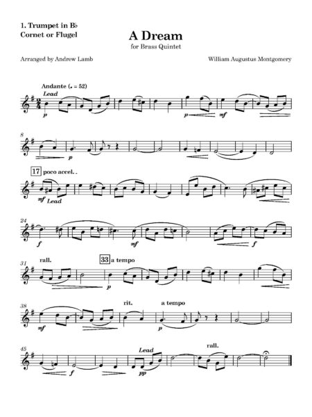 1. Trumpet in Bb Cornet or Flugel Page 2