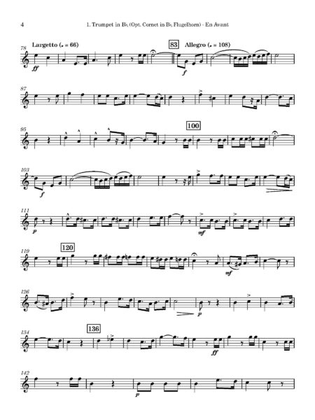 En Avant Trumpet 1. Trumpet in Bb Opt. Cornet in Bb Flugelhorn Page 4