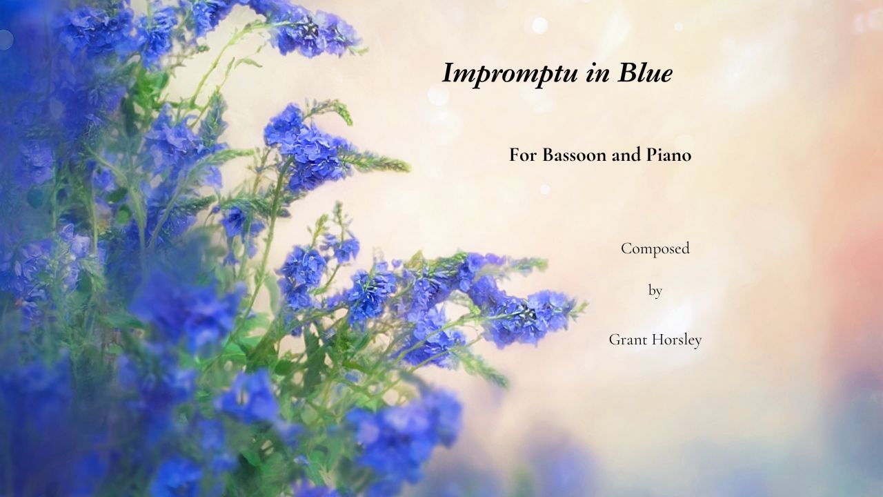 Impromptu in Blue Bassoon and piano yt YouTube Thumbnail