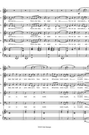 Take Care of Our Earth (Piano, Optional C Instrument) for SATB, SAB, SSA, TTB Choir