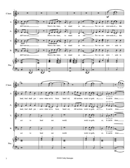 SATB Take Care of Our Earth p. 2 JPEG