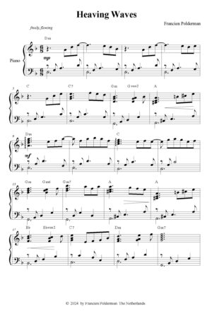 Heaving Waves – Piano Solo