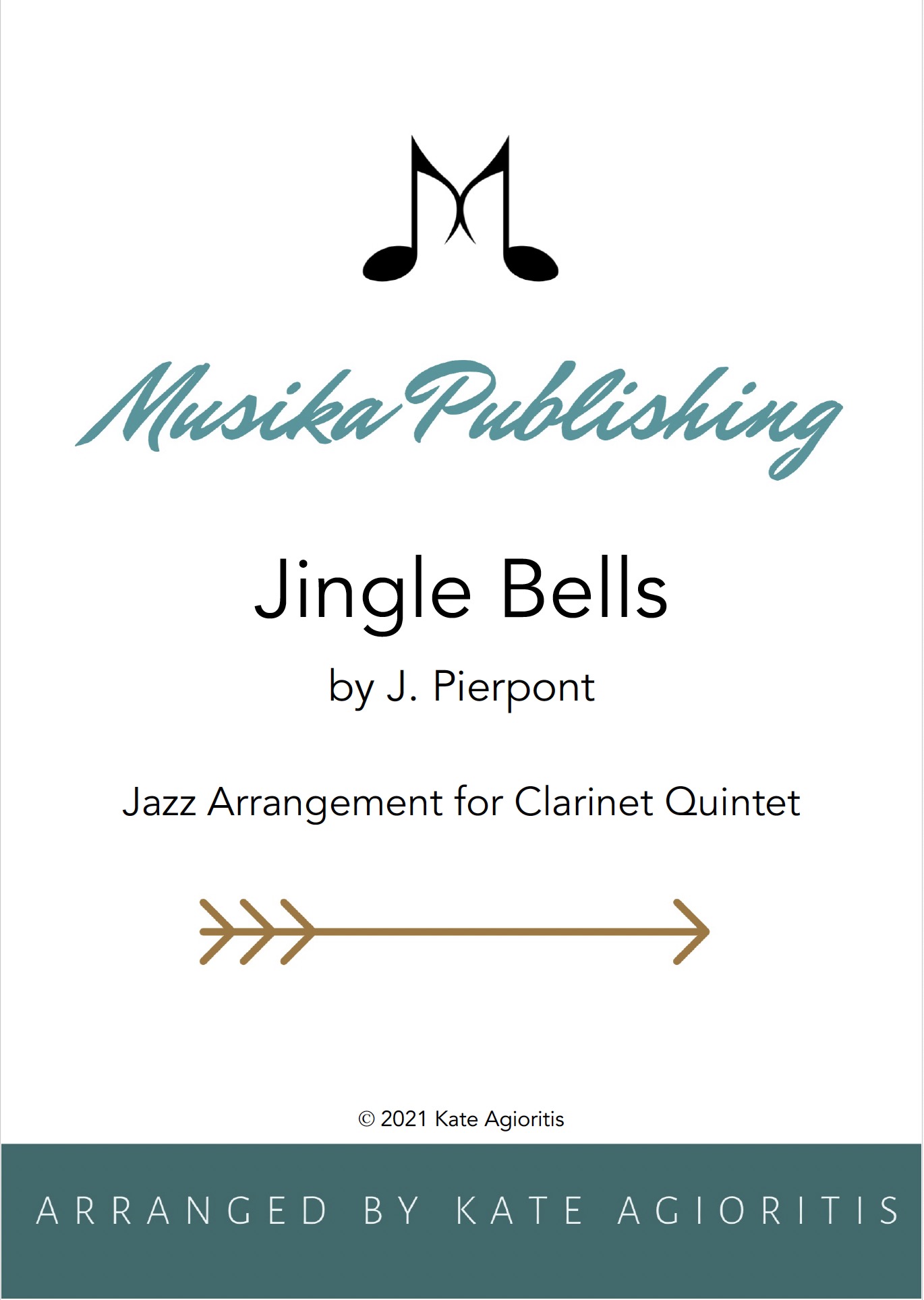 Jingle Bells - Jazz Arrangement for Clarinet Quintet