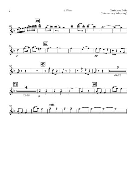 Flute Elvey GJ Christmas Bells 1. Flute Page 2