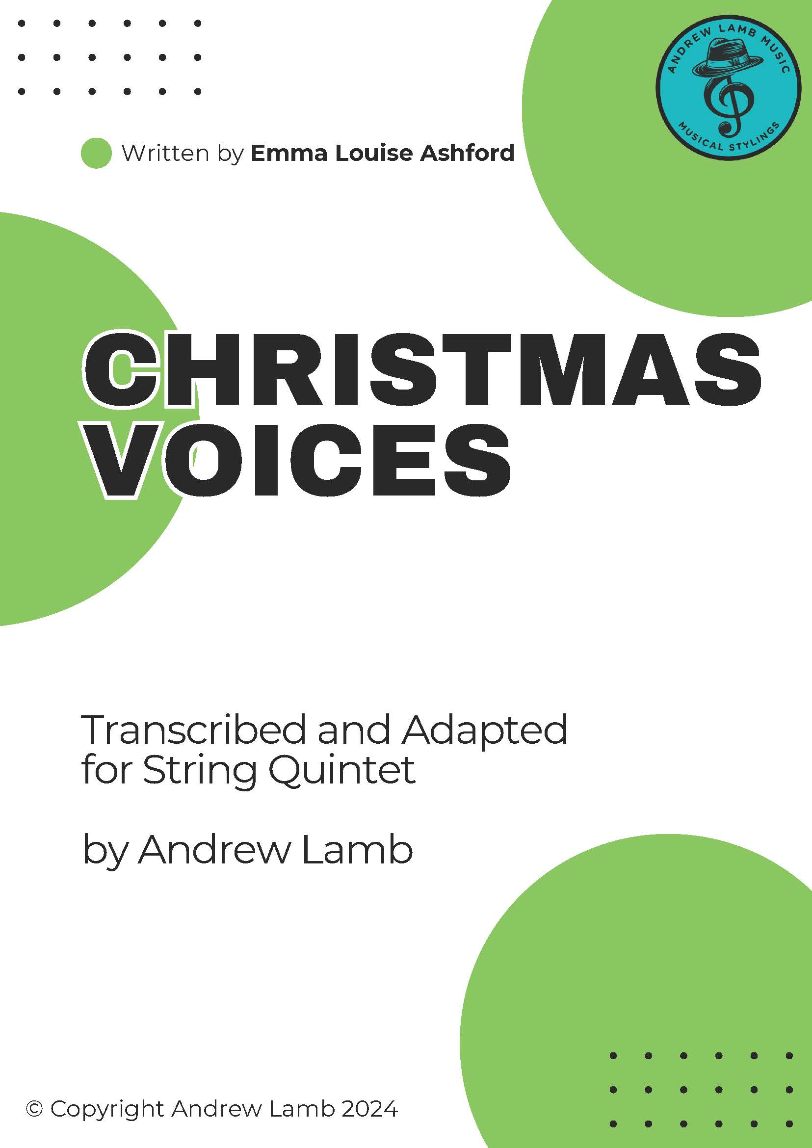 String 5tet Ashford Christmas Voices Cover Page 1