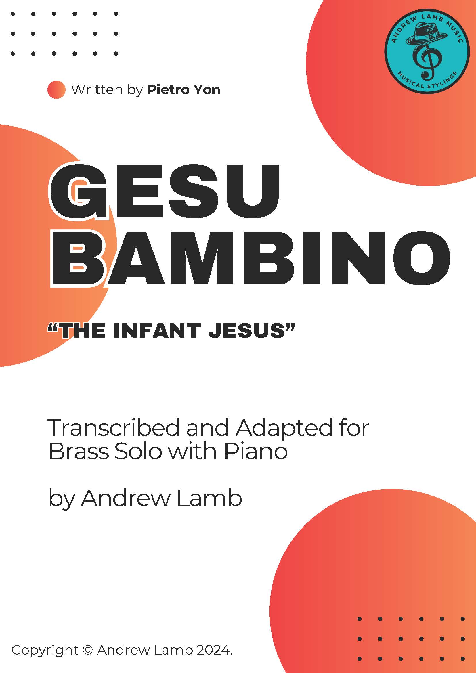 Yon Gesu Bambino Cover Page 1