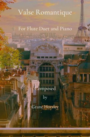 Valse Romantique. Original for Flute Duet and Piano