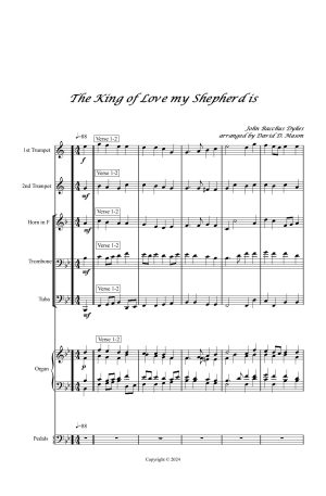 The King of Love my Shepherd is – Brass Quintet+Church Organ