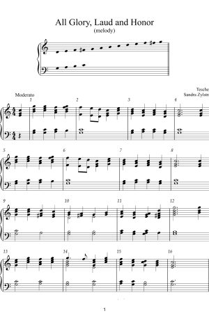 Easy Handbell Hymns -Easter (2octave handbells)