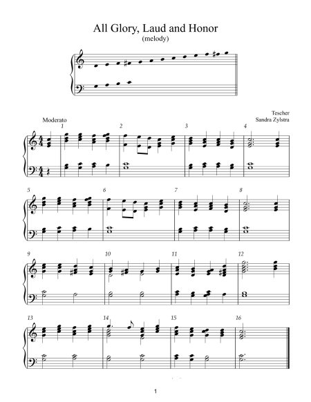 Easy Handbell Hymns Easter 2 octave handbells cover page 00041