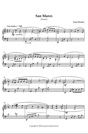 Going Places. (Part 1). 4 descriptive miniatures for Solo Piano.