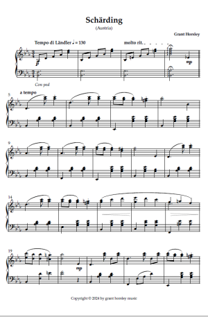 Going Places. (Part 1). 4 descriptive miniatures for Solo Piano.