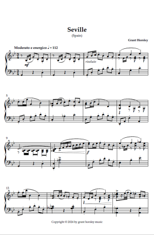 Going Places. (Part 1). 4 descriptive miniatures for Solo Piano.