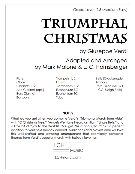 Triumphal Christmas Title Page Screen Shot PNG