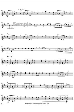 Jingle Bells – Unaccompanied Violin Solo