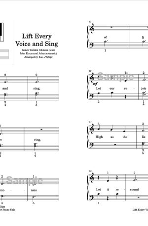 Lift Every Voice and Sing – Beginner Piano Solo