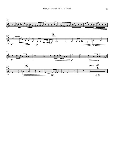 Strings Twilight 1. Violin Page 3