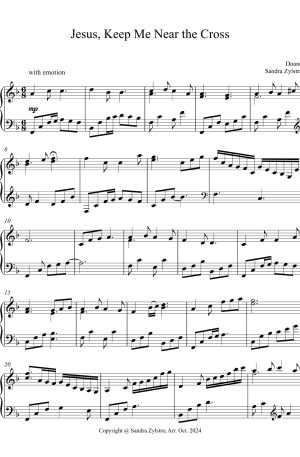Jesus, Keep Me Near the Cross – Intermediate Piano Solo