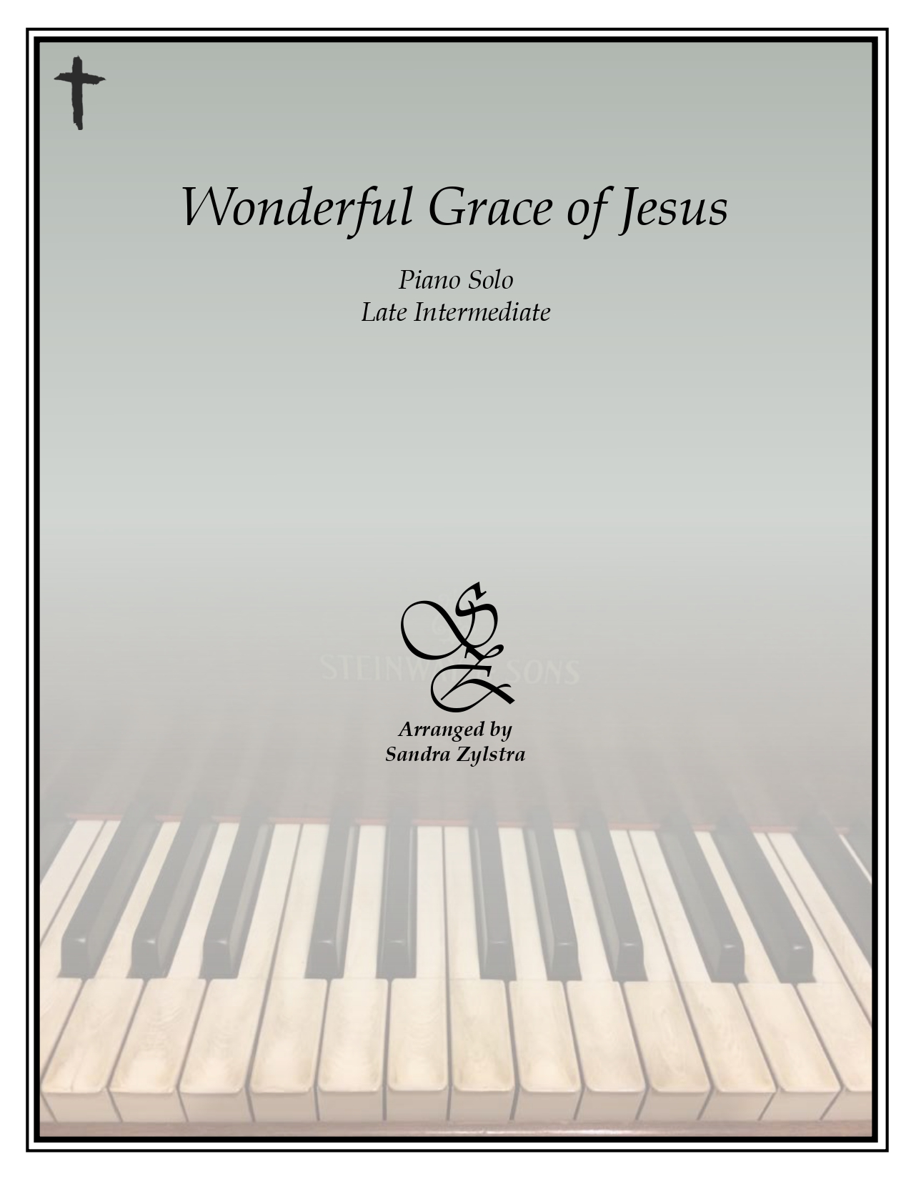 Wonderful Grace of Jesus late intermediate piano solo cover page 00011