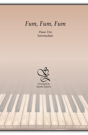 Fum, Fum, Fum -intermediate piano trio -1 piano, 6 hand