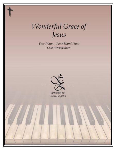 Wonderful Grace Of Jesus 2 piano duet cover page 00011