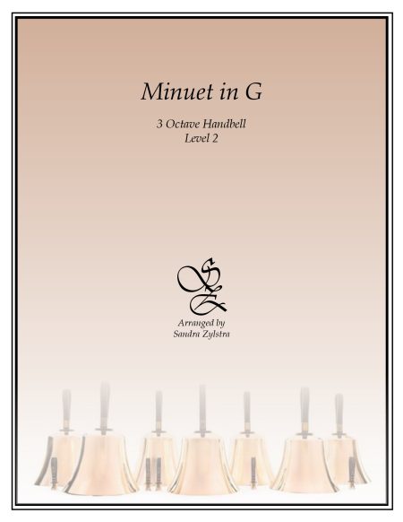 Minuet In G 3 octave handbells cover page 00011