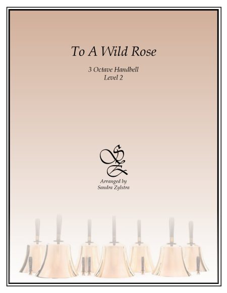 To A Wild Rose 3 octave handbells cover page 00011