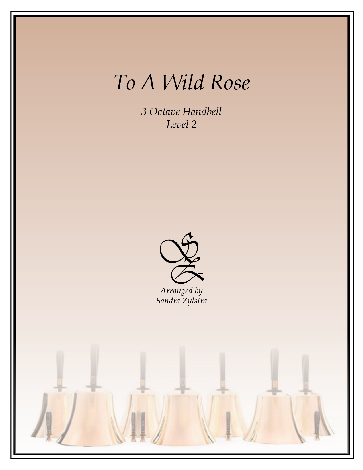 To A Wild Rose 3 octave handbells cover page 00011