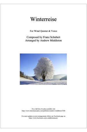 Winterreise arranged for Voice and Wind Quintet