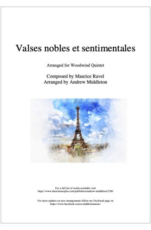 Valse nobles et sentimentalise arranged for Wind Quintet