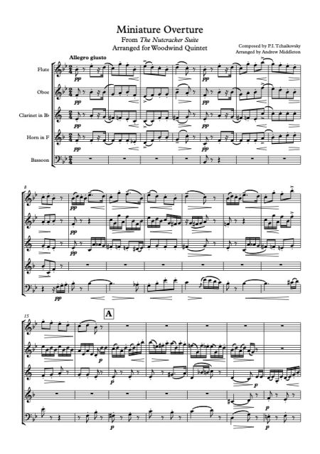 The Nutcracker Suite Score and Parts 1