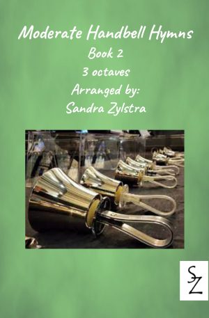 Moderate Handbell Hymns -Book 2 (3 octave handbell hymns)