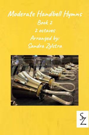 Moderate Handbell Hymns -Book 2 (2 octave handbell hymns)