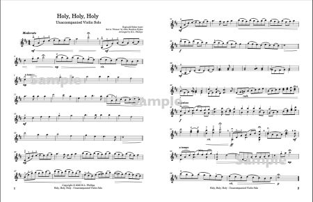 Holy, Holy, Holy - Unaccompanied Violin Solo