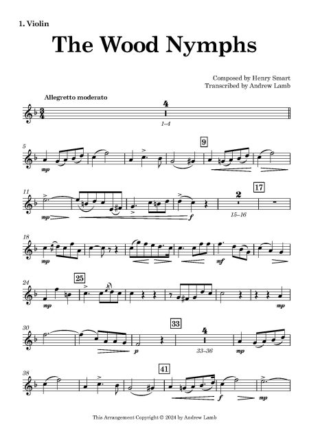 1. Violin Page 1 2