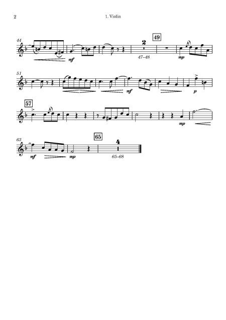 1. Violin Page 2 3