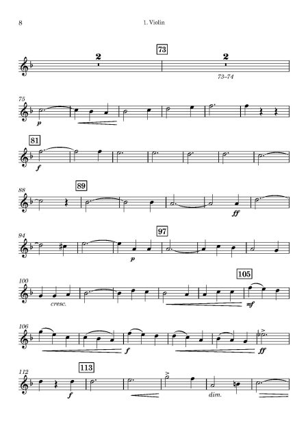 Jules BENEDICT | Invocation to Sleep | for String Quartet - Image 4