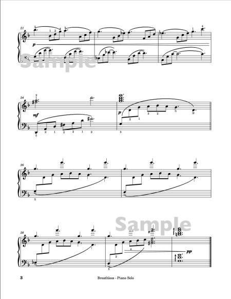 Breathless - Bridal Processional Wedding Piano Solo - Image 3