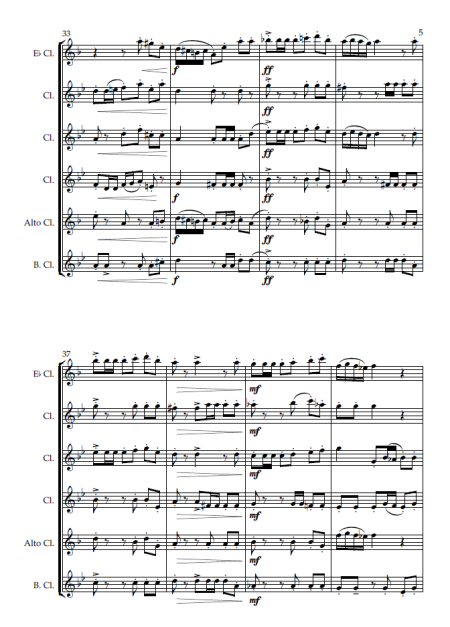 "Spanish Polonaise" for Clarinet Choir - Image 3