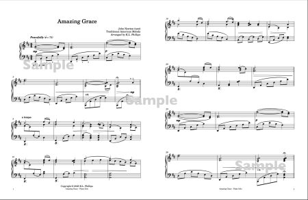 Amazing Grace - Piano Solo - Image 2