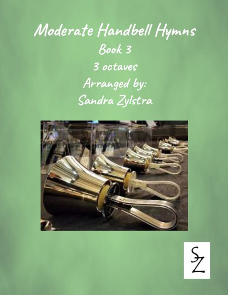 Moderate Handbell Hymns -Book 3 (3 octave handbells)