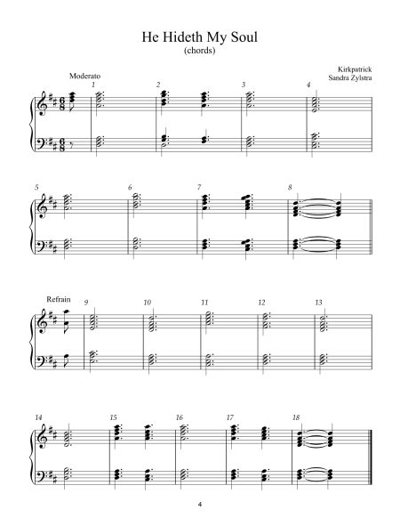 Moderate Handbell Hymns -Book 3 (3 octave handbells) - Image 4
