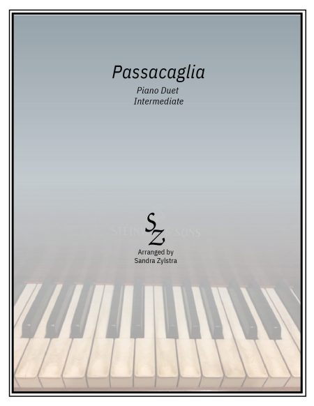 Passacaglia (intermediate piano duet, 1 piano/4 hands)
